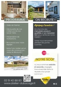 Portes ouvertes Atelier du Bocage les 25 et 26 avril 2026 !